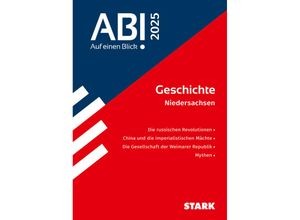 9783849059835 - STARK Abi - auf einen Blick! Geschichte Niedersachsen 2025 Kartoniert (TB)