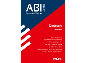 9783849059842 - STARK Abi - auf einen Blick! Deutsch Hessen ab 2025 Kartoniert (TB)