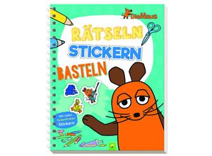 9783849927653 - Die Sendung mit der Maus   Die Maus - Rätseln Stickern Basteln - Schwager & Steinlein Kartoniert (TB)