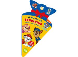 9783849932558 - PAW Patrol Ich bin jetzt ein Schulkind! Eintragen Rätseln Stickern - Schwager & Steinlein Verlag Kartoniert (TB)