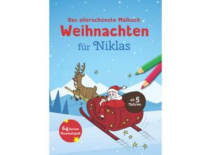 9783849936792 - Das allerschönste Malbuch Weihnachten für Niklas Kartoniert (TB)