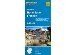 9783850001588 - Esterbauer - GEBRAUCHT Bikeline Radkarte Hohenlohe Franken Heilbronn - Schwäbisch Hall - Neckar - Kocher - Jagst RK-BW02 1  75000 wasserfest reißfest GPS-tauglich mit UTM-Netz - Preis vom 02072023 051058 h