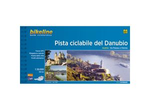 9783850007887 - Bikeline Radtourenbücher   Pista ciclabile del Danubio Kartoniert (TB)