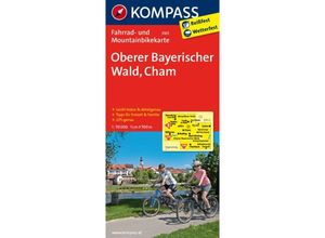 9783850263184 - Kompass Fahrradkarten KOMPASS Fahrradkarte Oberer Bayerischer Wald - Cham Karte (im Sinne von Landkarte)