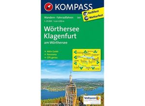 9783850266796 - KOMPASS Wanderkarte Wörthersee - Klagenfurt am Wörthersee Karte (im Sinne von Landkarte)