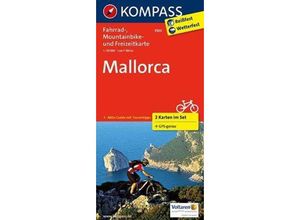 9783850266840 - Kompass Fahrradkarten KOMPASS Fahrradkarte 3500 Mallorca (2 Karten im Set) 170000 Karte (im Sinne von Landkarte)