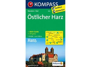 9783850268622 - KOMPASS Wanderkarte 453 Östlicher Harz 150000 Karte (im Sinne von Landkarte)