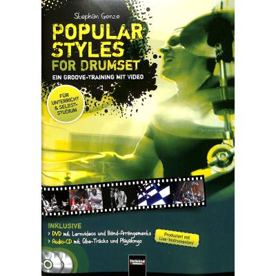 9783850618342 - Popular styles for drumset