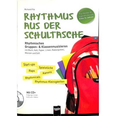 9783850618359 - Rhythmus aus der Schultasche | Rhythmisches Gruppen + Klassenmusizieren