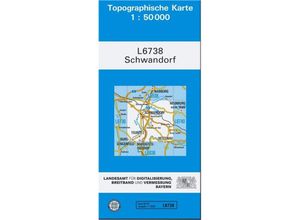 9783860383506 - Topographische Karte Bayern   L6738   Topographische Karte Bayern Schwandorf Karte (im Sinne von Landkarte)