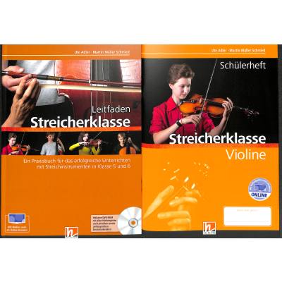 9783862272198 - Leitfaden Streicherklasse 5 6 Klasse Lehrerband m DVD-ROM - Martin Müller Schmied Ute Adler Kartoniert (TB)