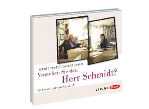 9783862312382 - Helmut Schmidt - Verstehen Sie das Herr Schmidt?3 Audio-CDs - Helmut Schmidt Giovanni di Lorenzo (Hörbuch)