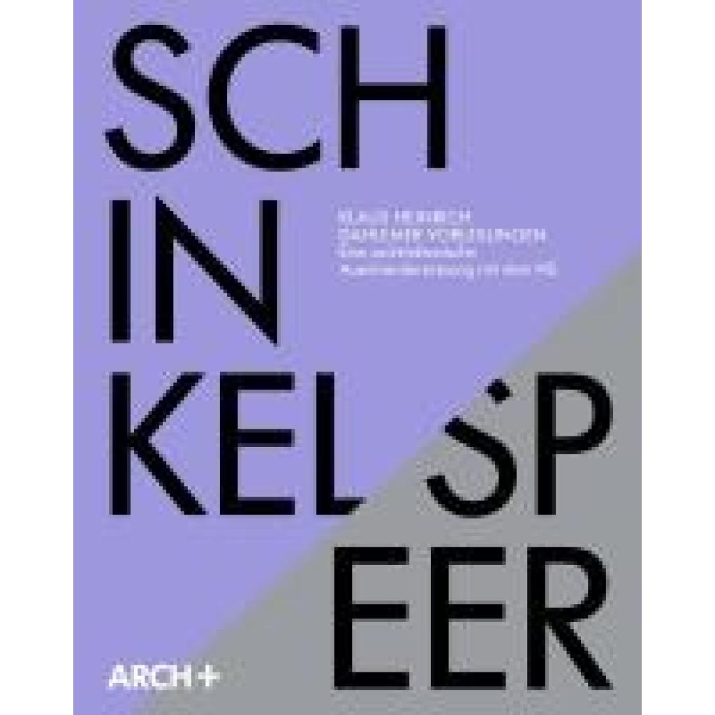 9783862591725 - Heinrich Klaus Karl Friedrich Schinkel   Albert Speer