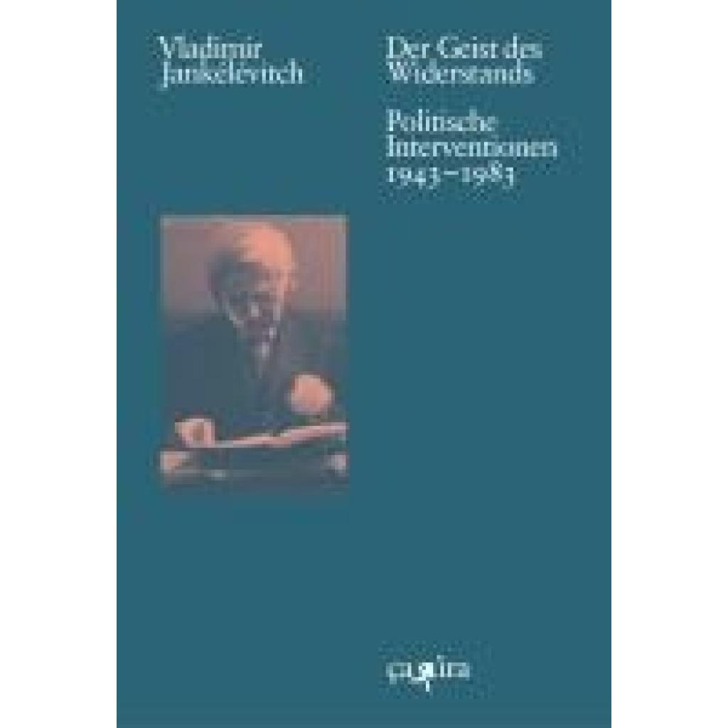 9783862591916 - Jankélévitch Vladimir Der Geist des Widerstands