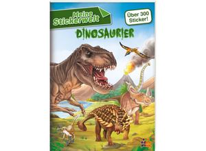 9783863185824 - Meine Stickerwelt   Meine Stickerwelt - Dinosaurier Kartoniert (TB)