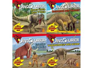 9783863188795 - Dinosaurier Minibuch 4er-Set Kartoniert (TB)