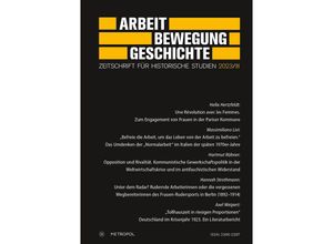 9783863317140 - Arbeit - Bewegung - Geschichte Kartoniert (TB)