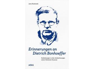 9783863342531 - Erinnerungen an Dietrich Bonhoeffer - Jutta Koslowski Gebunden