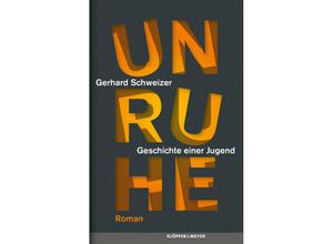 9783863514761 - Unruhe - Gerhard Schweizer Gebunden