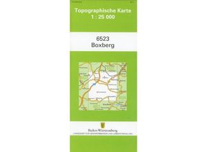 9783863980177 - Topographische Karte Baden-Württemberg Boxberg Karte (im Sinne von Landkarte)