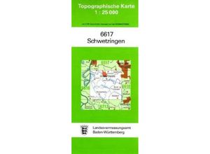 9783863980214 - Topographische Karte Baden-Württemberg Schwetzingen Karte (im Sinne von Landkarte)