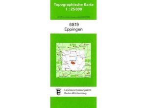 9783863980443 - Topographische Karte Baden-Württemberg Eppingen Karte (im Sinne von Landkarte)