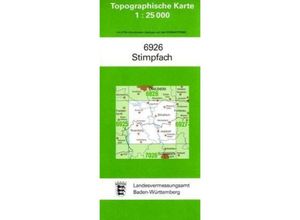 9783863980627 - Topographische Karte Baden-Württemberg Stimpfach Karte (im Sinne von Landkarte)