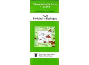 9783863980702 - Topographische Karte Baden-Württemberg Bietigheim-Bissingen Karte (im Sinne von Landkarte)