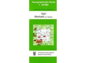 9783863980719 - Topographische Karte Baden-Württemberg Marbach am Neckar Karte (im Sinne von Landkarte)