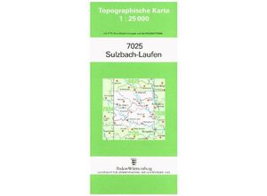 9783863980757 - Topographische Karte Baden-Württemberg Sulzbach-Laufen Karte (im Sinne von Landkarte)