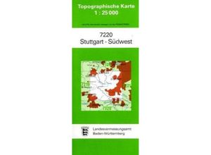 9783863981013 - Topographische Karte Baden-Württemberg Stuttgart-Südwest Karte (im Sinne von Landkarte)