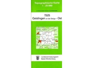 9783863981228 - Topographische Karte Baden-Württemberg Geislingen an der Steige Ost Karte (im Sinne von Landkarte)