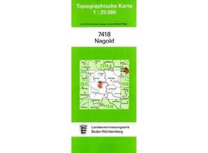 9783863981303 - Topographische Karte Baden-Württemberg Nagold Karte (im Sinne von Landkarte)