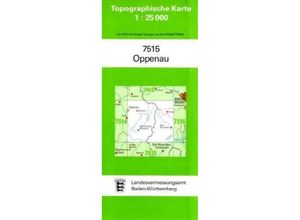 9783863981433 - Topographische Karte Baden-Württemberg Oppenau Karte (im Sinne von Landkarte)