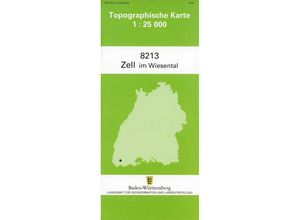 9783863982485 - Topographische Karte Baden-Württemberg Zell im Wiesental Karte (im Sinne von Landkarte)