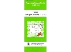 9783863982522 - Topographische Karte Baden-Württemberg Tengen-Wiechs am Randern Karte (im Sinne von Landkarte)