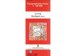 9783863983604 - Topographische Karte Baden-Württemberg Stuttgart   Nord Karte (im Sinne von Landkarte)