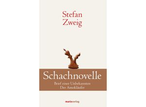 9783865393609 - Klassiker der Weltliteratur   Schachnovelle - Stefan Zweig Gebunden