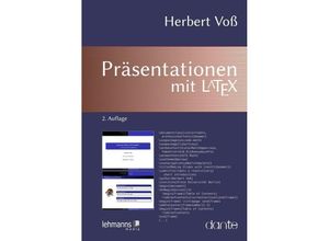 9783865418364 - dante   Präsentationen mit LaTeX - Herbert Voß Kartoniert (TB)