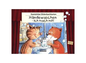 9783865591142 - HÄNDEWASCHEN - ICH MACH MIT! 11 Kamishibai-Bilderbuchkarten - Julia Volmert Loseblatt