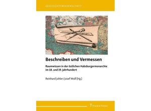 9783865963475 - Beschreiben und Vermessen - Reinhard Johler Josef Wolf Gebunden