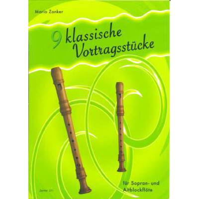 9783866114418 - 9 klassische Vortragsstücke