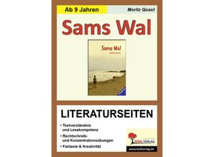 9783866321397 - Literaturseiten   Katherine Scholes Sams Wal Literaturseiten - Moritz Quast Kartoniert (TB)