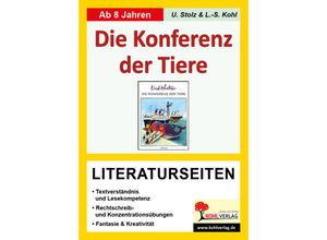 9783866321427 - Literaturseiten   Erich Kästner Konferenz der Tiere Literaturseiten - Ulrike Stolz Lynn-Sven Kohl Kartoniert (TB)