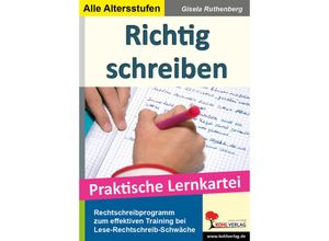 9783866324275 - Ruthenberg Gisela Richtig schreiben Rechtschreibprogramm