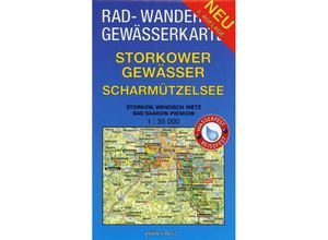 9783866361034 - Rad- Wander- und Gewässerkarte Storkower Gewässer Scharmützelsee Karte (im Sinne von Landkarte)