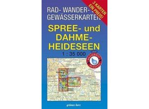 9783866361775 - Rad- Wander- und Gewässerkarten-Set Spree- und Dahme-Heideseen  Dahme-Seen Königs Wusterhausen Teupitz  Storkower Ge Karte (im Sinne von Landkarte)