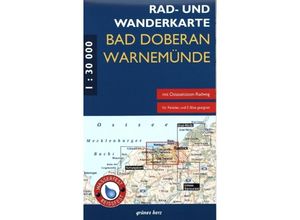 9783866362451 - Rad- und Wanderkarten   Rad- und Wanderkarte Bad Doberan Warnemünde Karte (im Sinne von Landkarte)