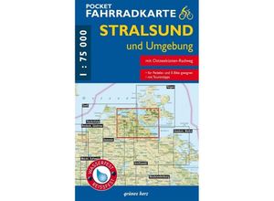 9783866362918 - Fahrradkarten   Pocket-Fahrradkarte Stralsund und Umgebung Karte (im Sinne von Landkarte)