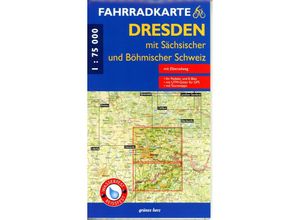 9783866362970 - Fahrradkarte Dresden Karte (im Sinne von Landkarte)